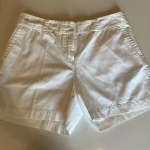 lily pulitzer size medium shorts white  preppy summer shorts
